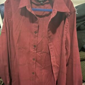 Express Burgundy Shirt